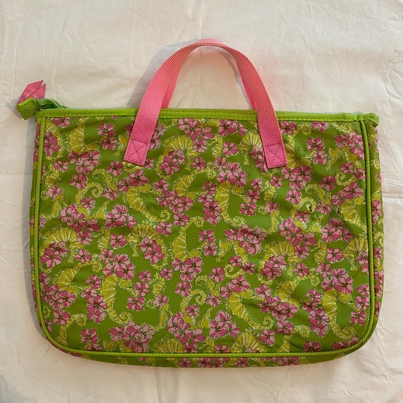Lilly Pulitzer Laptop Tote in Floaters - Picture 2 of 9